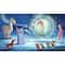 RoomMates Cinderella Carriage XL Chair Rail Prepasted Mural